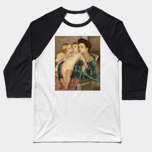 The Caress by Mary Cassatt Baseball T-Shirt